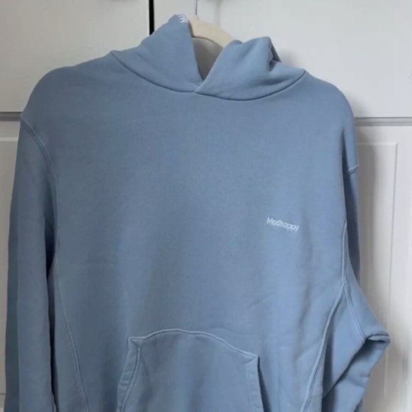 Madhappy Other - Madhappy Classic Fleece Hoodie light blue/white size XS